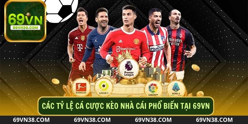 Các tỷ lệ cá cược kèo nhà cái phổ biến tại 69VN.COM